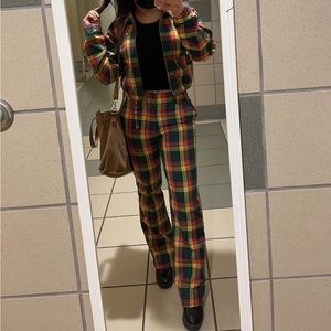 Teddy Fresh Plaid Trousers